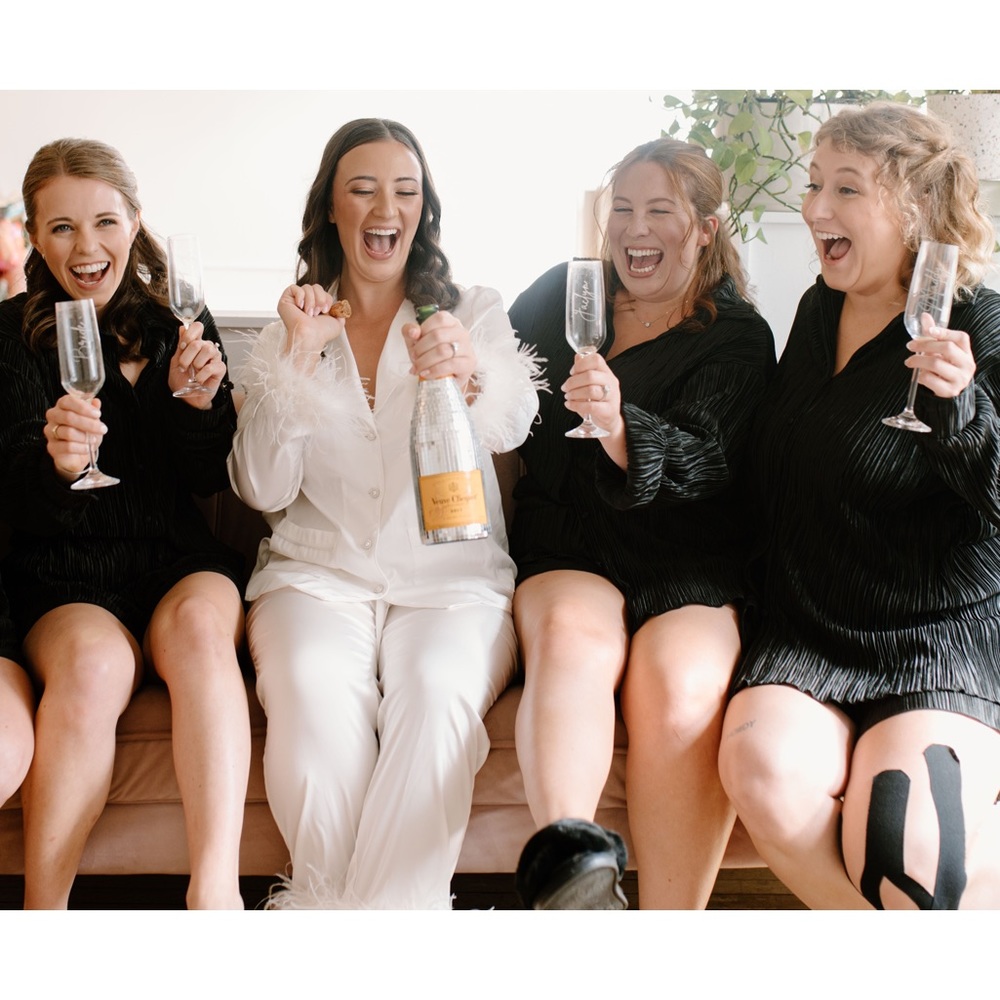 Nadine Merabi Darcie White Pajamas Size M | Bridal